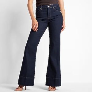 Mid Rise Rinse Tall Hem '70s Flare Jeans Size 8R